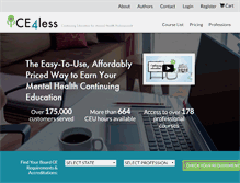 Tablet Screenshot of ce4less.com